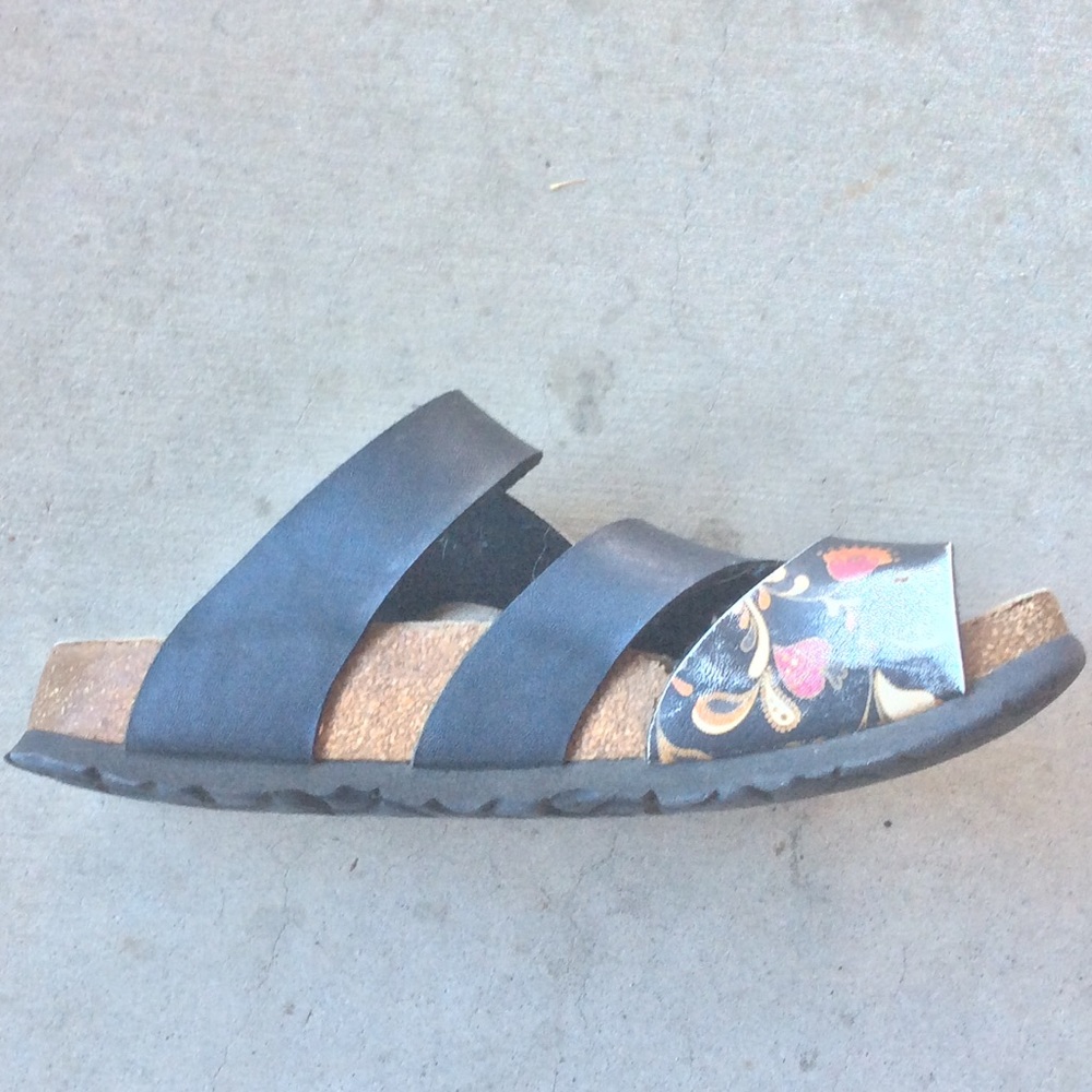 Birkenstock Floral and black Sandals